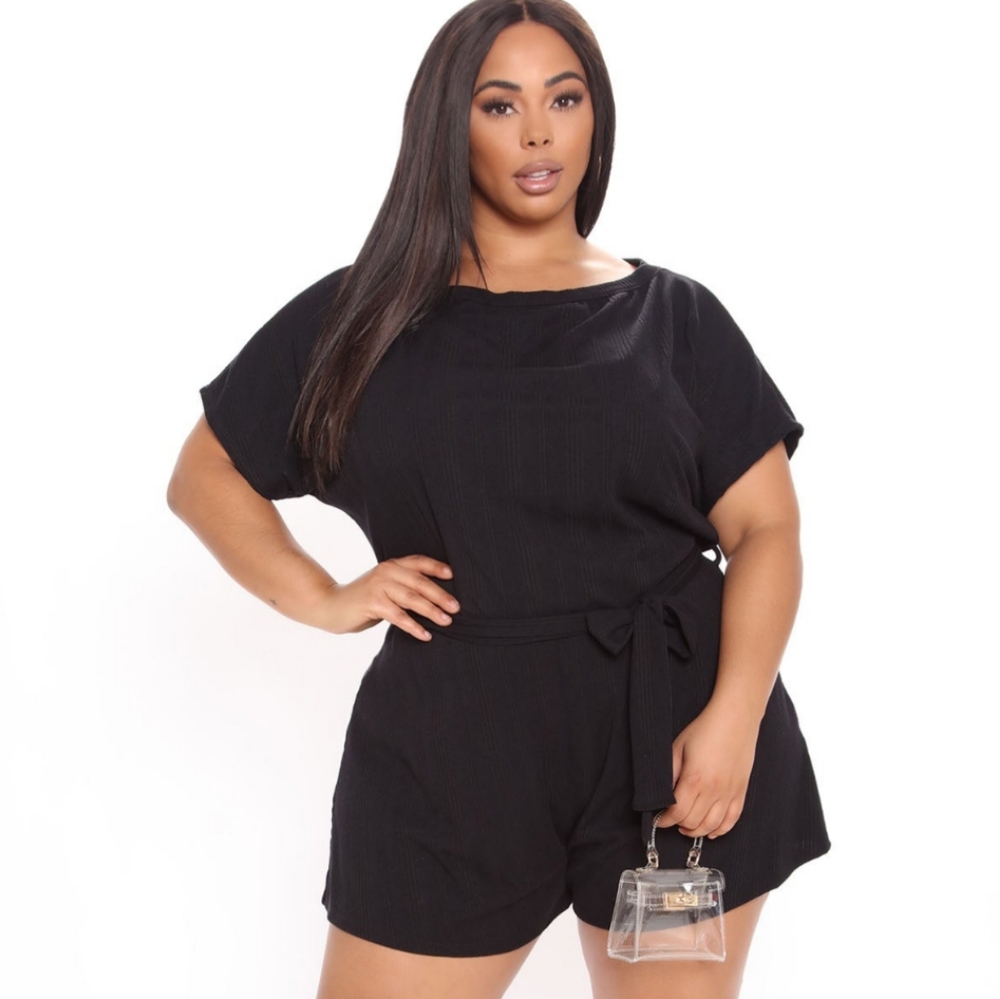 🆕️🌅 Pro Lounger Ribbed Romper - 3X